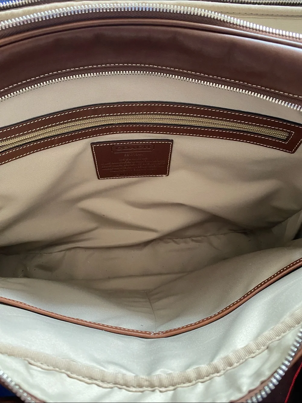 Coach Men's Leather Briefcase Bag in Brown